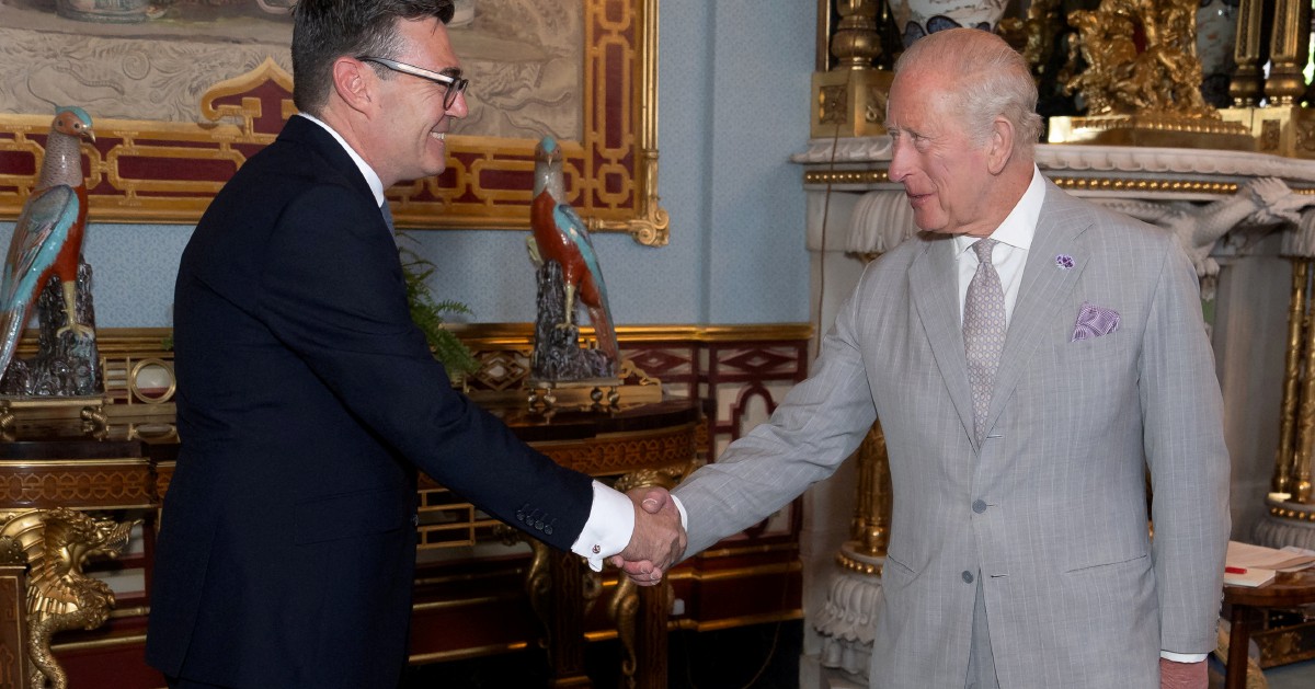 Andy Burnham takes over as UK Prime Minister following audience with King Charles III