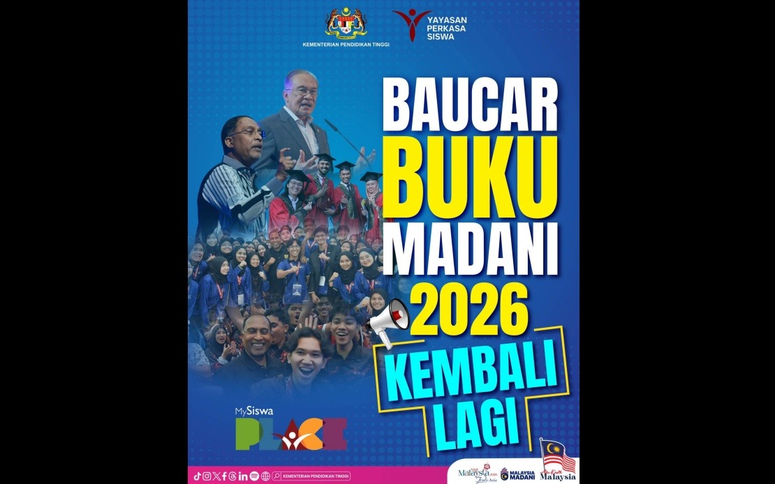 1.18 Million IPT Students Can Now Redeem RM100 MADANI Book Vouchers
