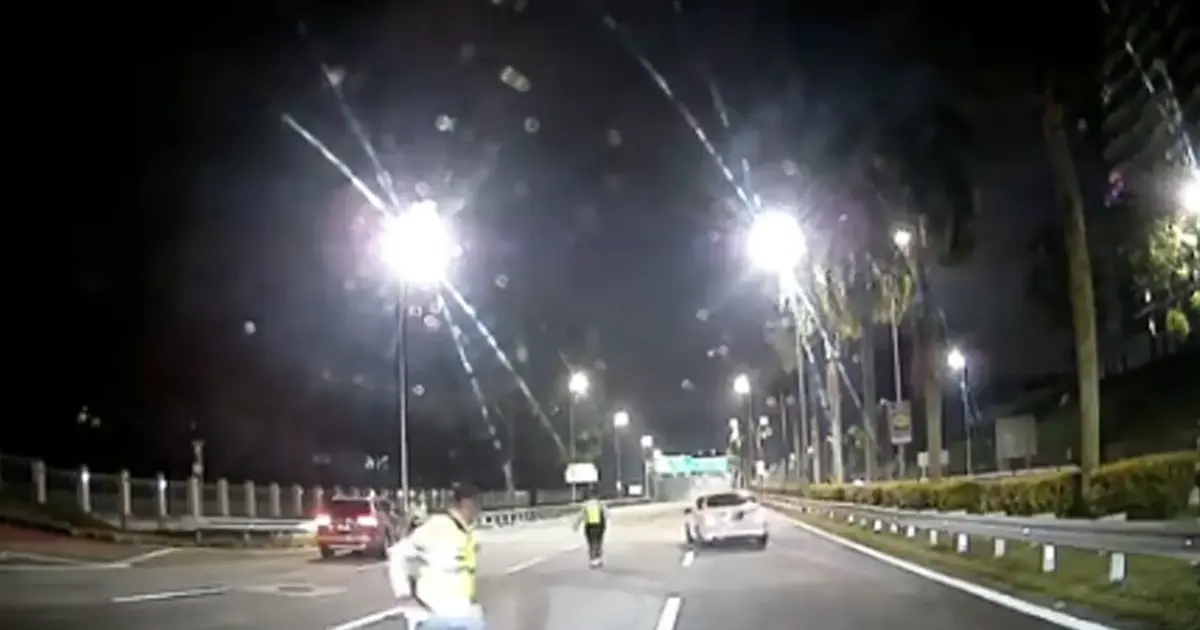 Twenty-Year-Old Arrested After Forcing Through Police Roadblock in Mercedes