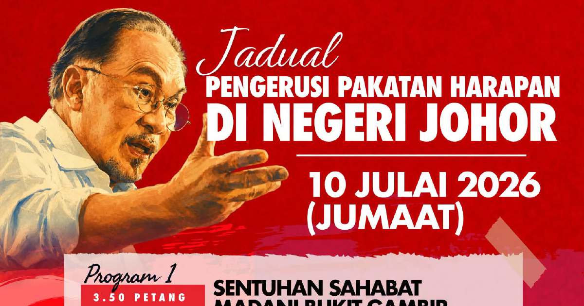 Anwar Makes Final Push for Pakatan Harapan as Johor Election Campaign Draws to a Close