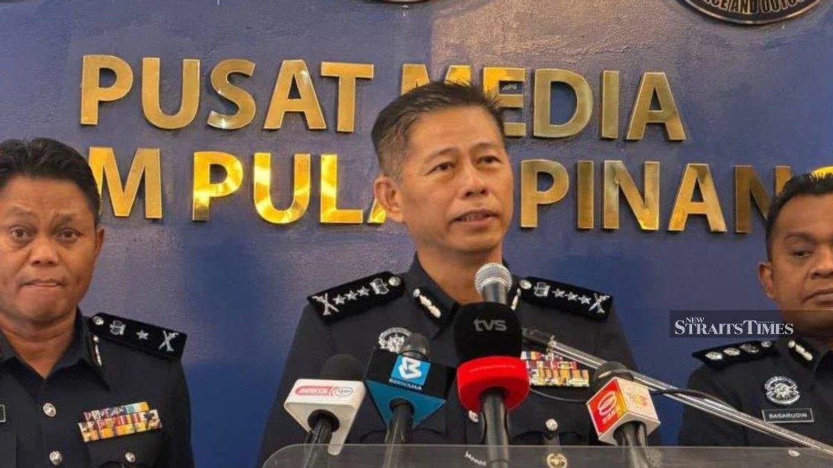 Penang Police Dismantle Liquid Methamphetamine Ring in Major Drug Bust