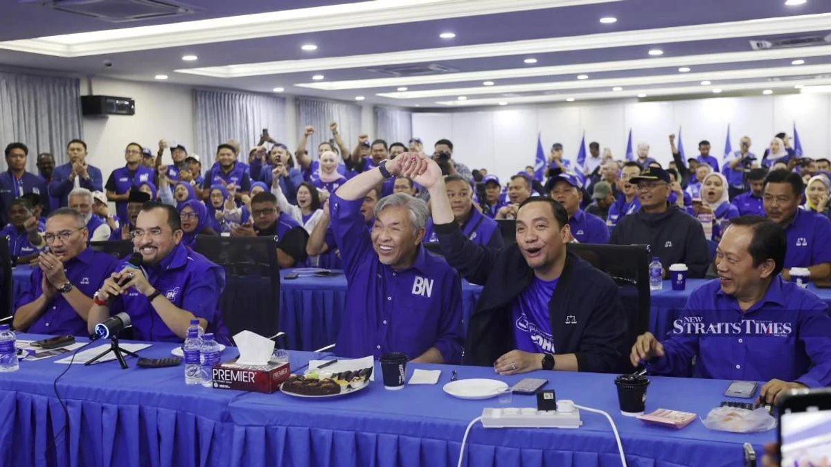 Barisan Nasional Claims Commanding Lead in Johor State Election with 40 Seats