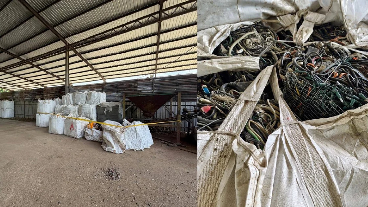 RM3 Million E-Waste Haul Uncovered in Bukit Mertajam Crackdown; Five Detained