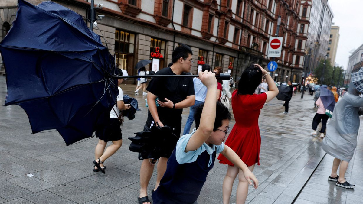 Typhoon Dolphin Batters Eastern China With Record Disruptions as Climate Impacts Intensify