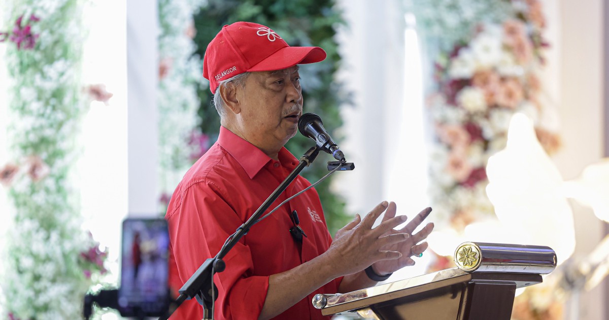 Muhyiddin Defends Bersatu's Negri Sembilan Campaign Against Umno's 'Spoiler' Criticism