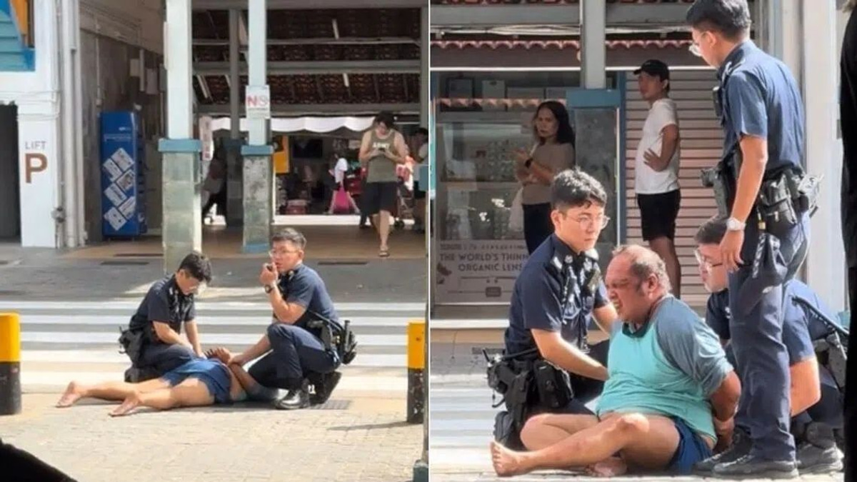 Singapore man arrested after assaulting police officer during disturbance at Toa Payoh coffee shop