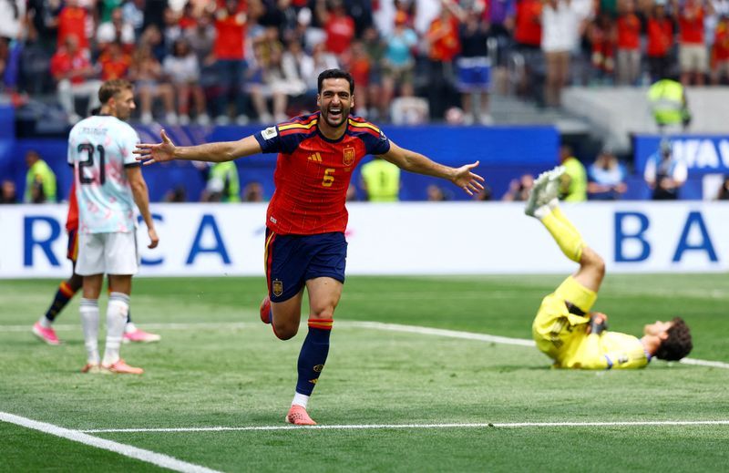 Merino's Late Goal Sends Spain Past Belgium into World Cup Semi-Finals