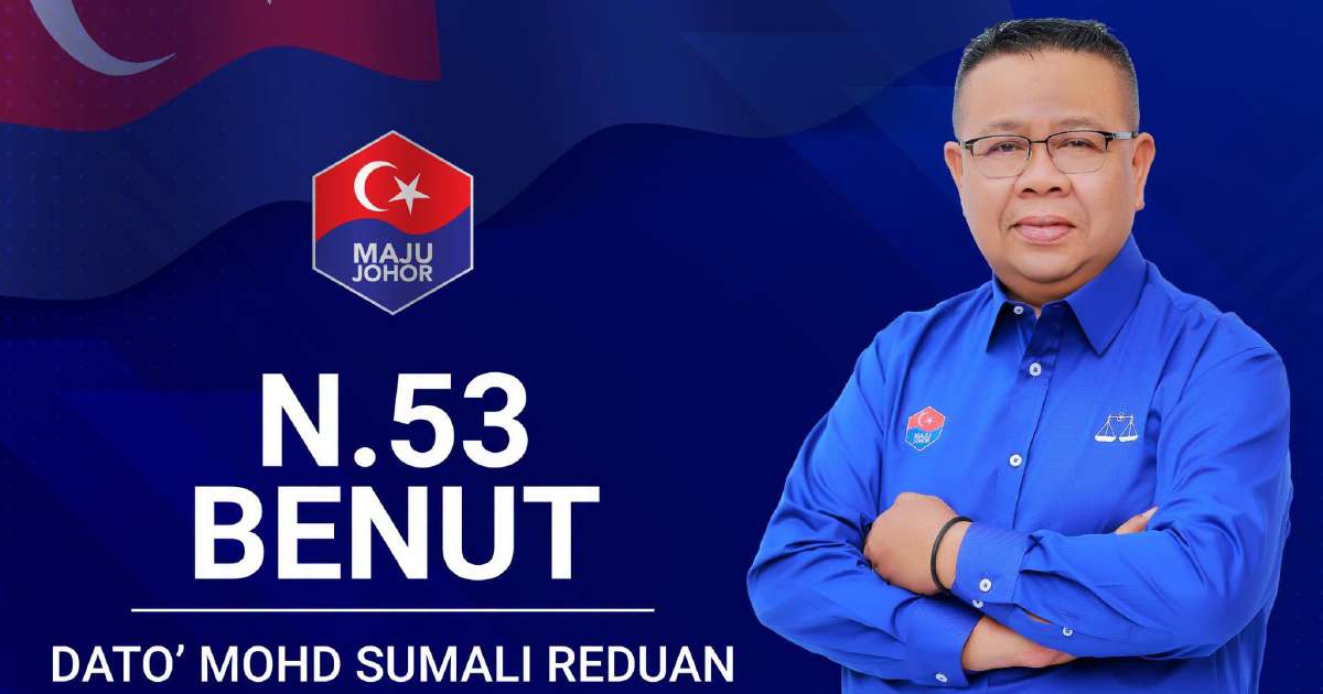Umno's Sumali Reduan makes electoral debut as BN picks him for Johor's Benut seat