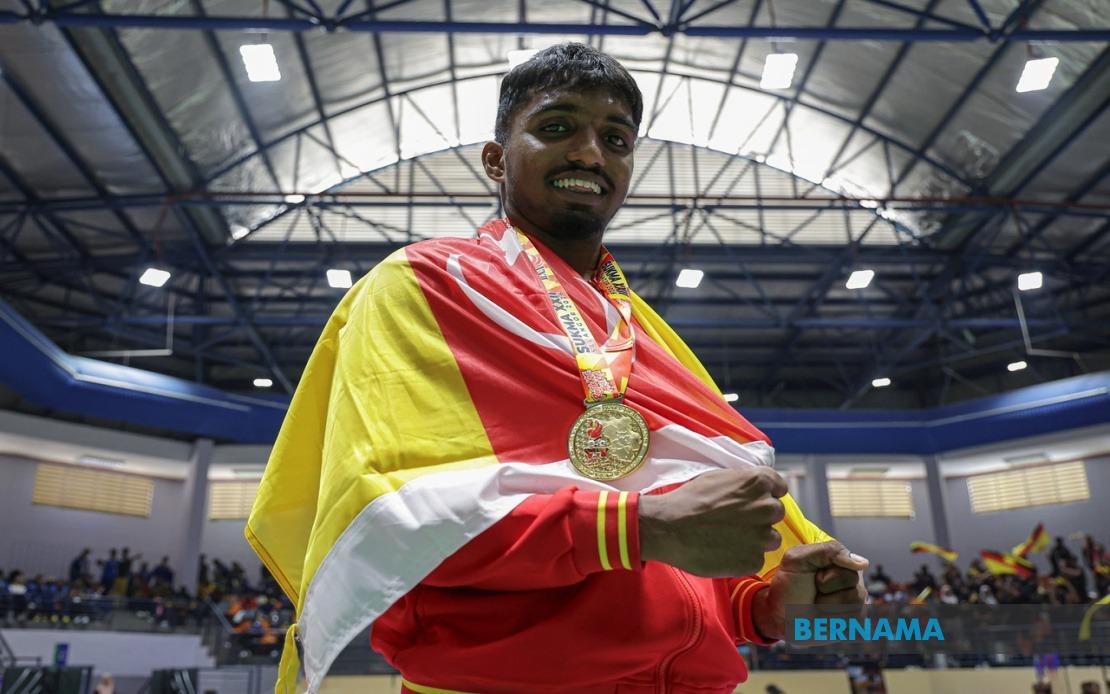 From Workshop to Victory: How Mahendran Claimed Silambam's First Triple Gold at SUKMA