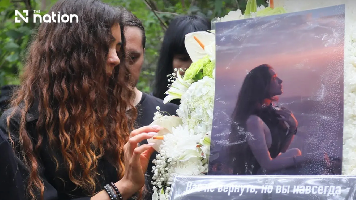 Russian siblings' mother finds solace in Thai community's embrace at Chon Buri memorial