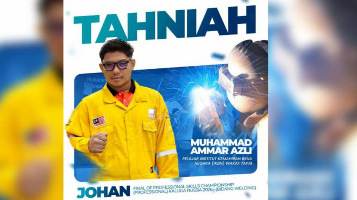 Ahmad Zahid praises welding champion from national skills institute