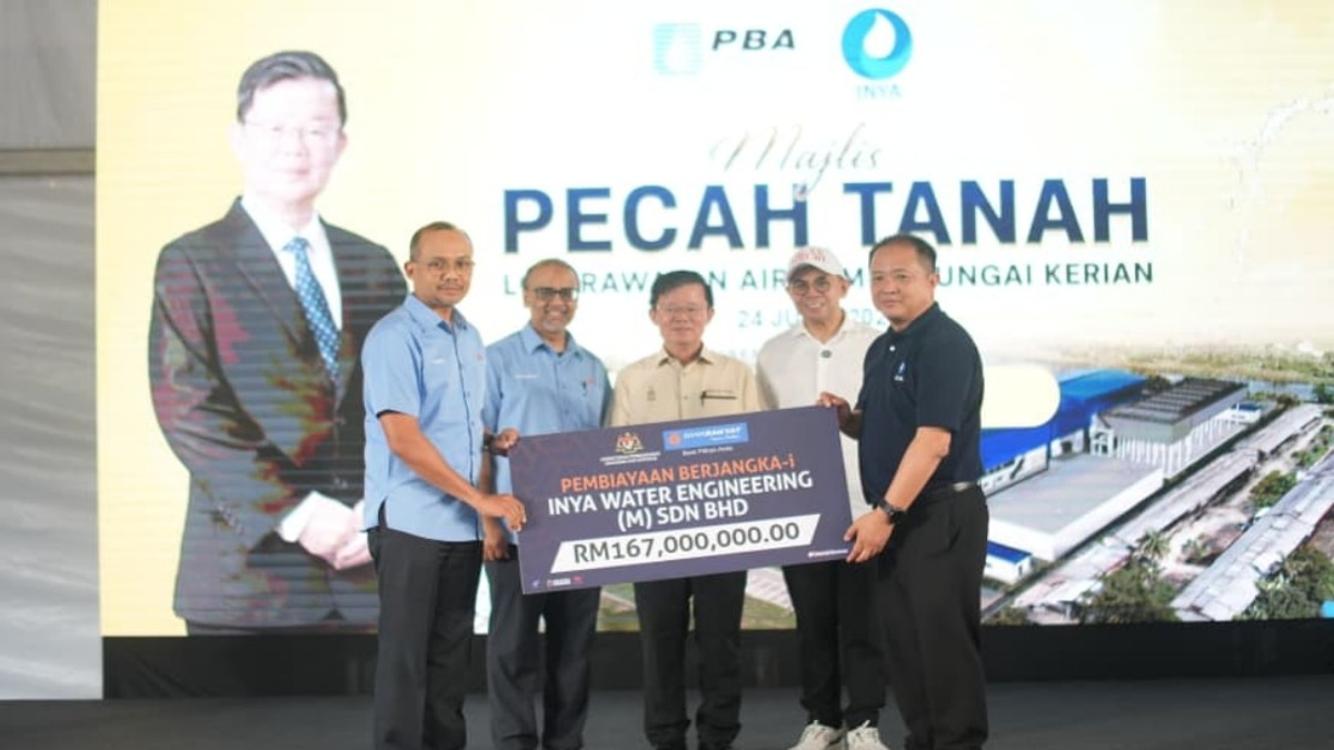 Bank Rakyat Funds RM167 Million Water Treatment Plant for Penang