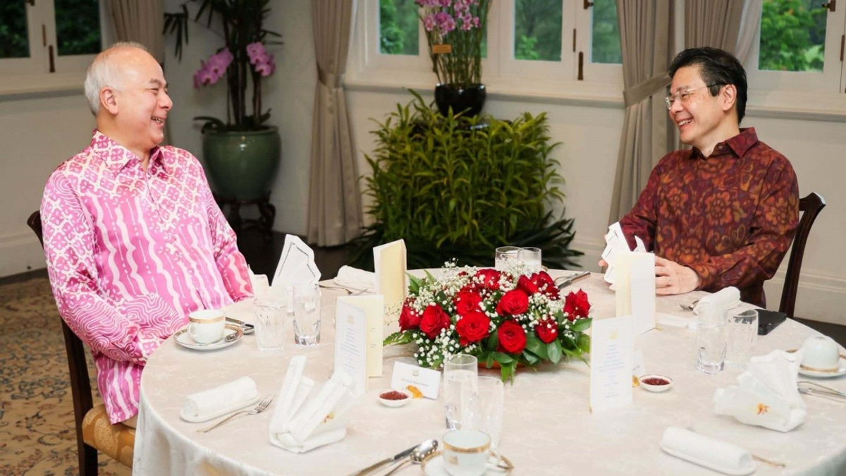 Sultan Nazrin, Singapore PM Wong Strengthen Malaysia-Singapore Ties Through Bilateral Dialogue