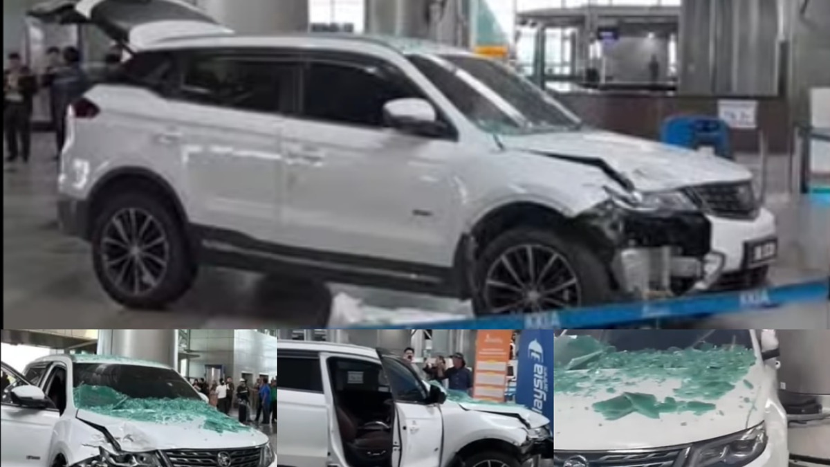 Driver Error Sends SUV Crashing Through KKIA Departure Hall