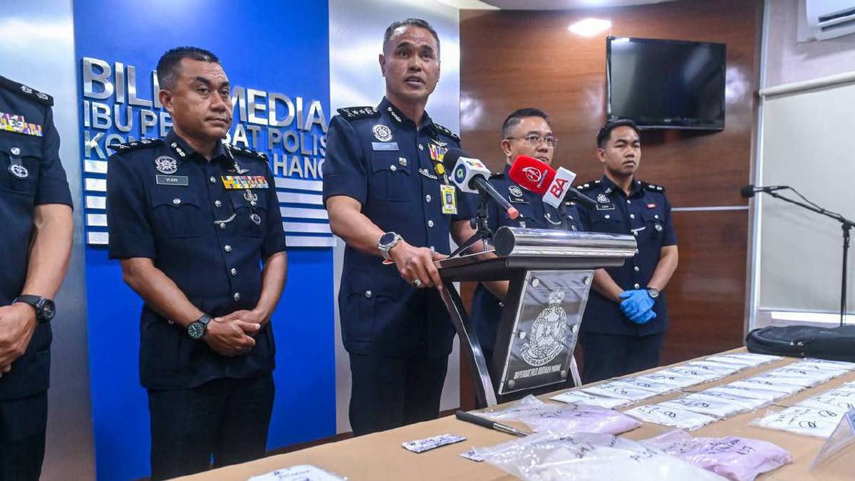Thai woman and partner nabbed with RM728,000 worth of drugs in Bentong raid