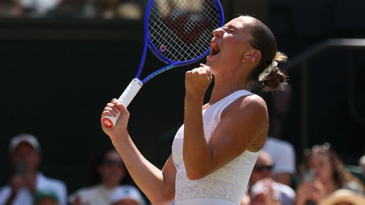 Kostyuk Powers Past Paolini to Reach Wimbledon Final Four