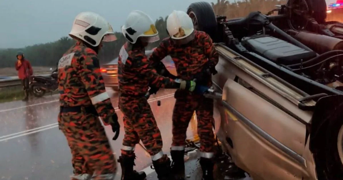 Two Sisters Among Four Dead in Dual Pahang Crashes Within an Hour