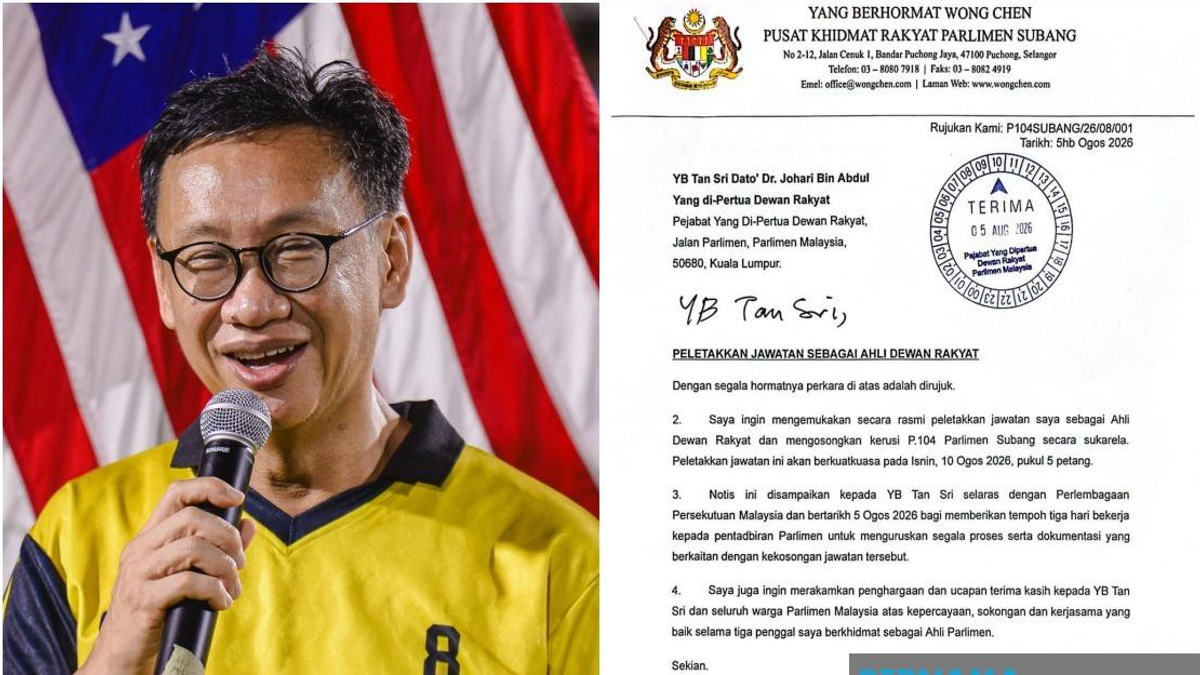 Subang MP Wong Chen Steps Down After Three Terms in Parliament