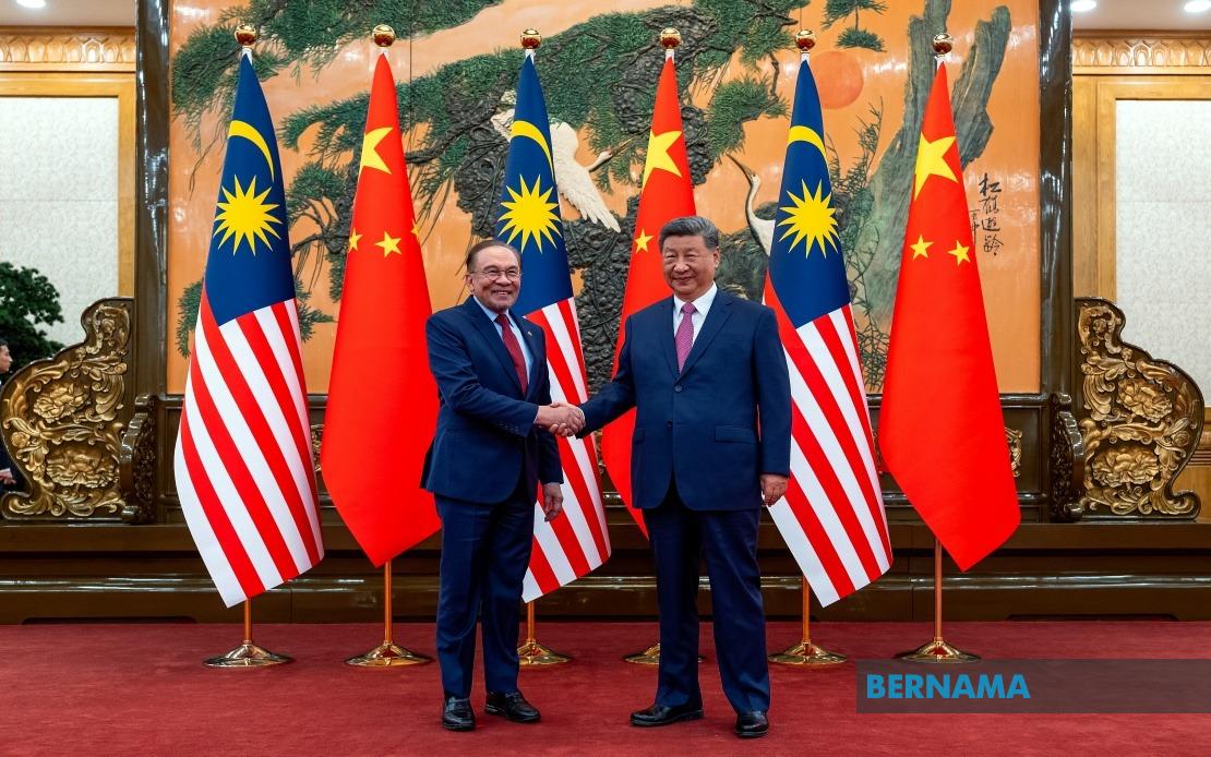 Anwar Extends Felicitations to Xi Jinping on China's Communist Party Milestone