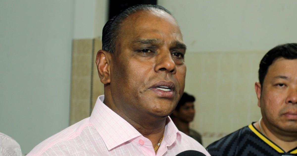 Supporters Rally in Black as Ex-HR Minister Saravanan Faces Corruption Charges