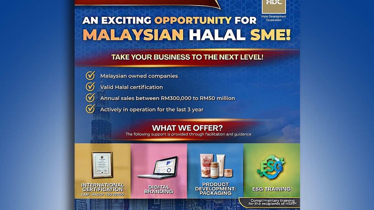 Malaysia's Halal Sector Poised for Growth as RM187.91 Million Worth of Sales Generated Through 2024–2026 Champion Programme
