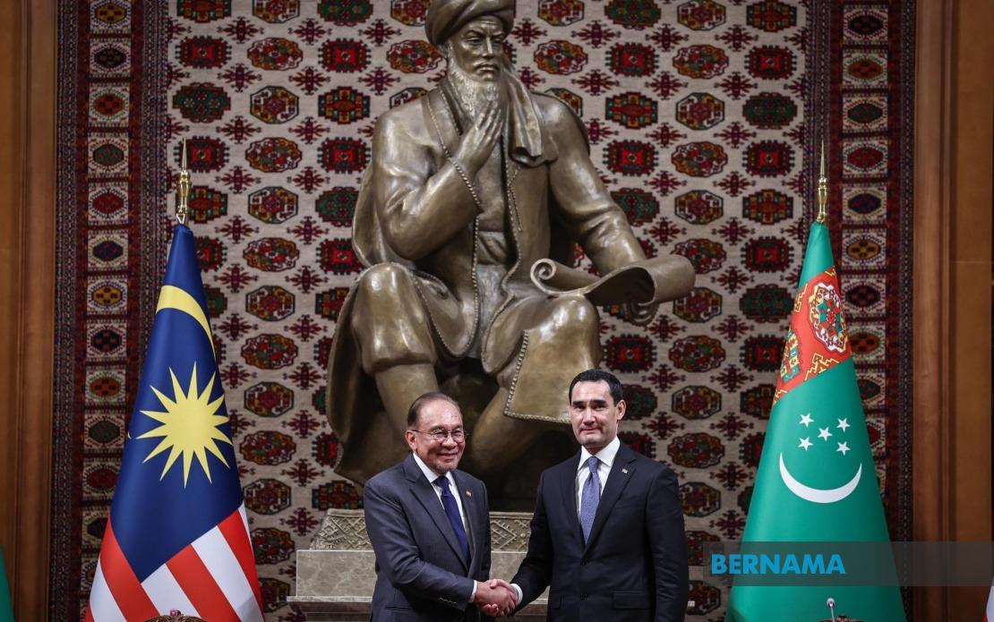 Malaysia, Turkmenistan Forge Deeper Ties Under Anwar's Strategic Vision
