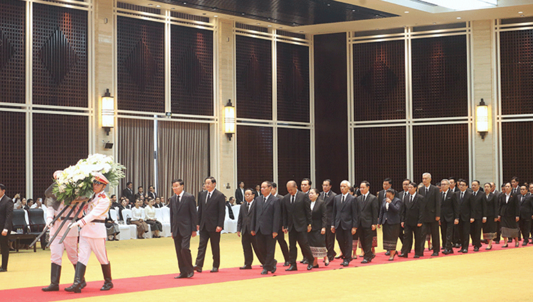 Laos mourns death of National Assembly President Xaysomphone Phomvihane