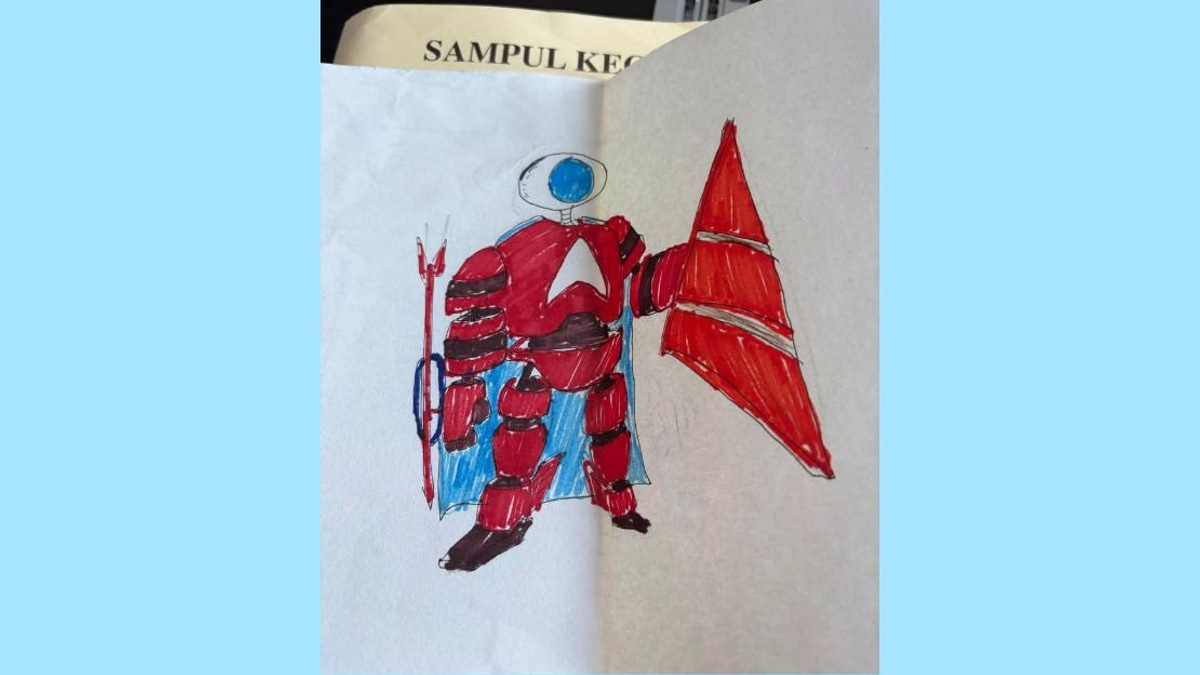 Child with Special Needs Gifts PM Anwar a Drawing That Touches His Heart