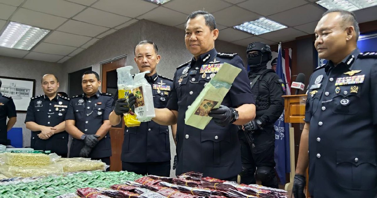 Police seize RM8.49 million drugs from Masai apartment, dismantle distribution network