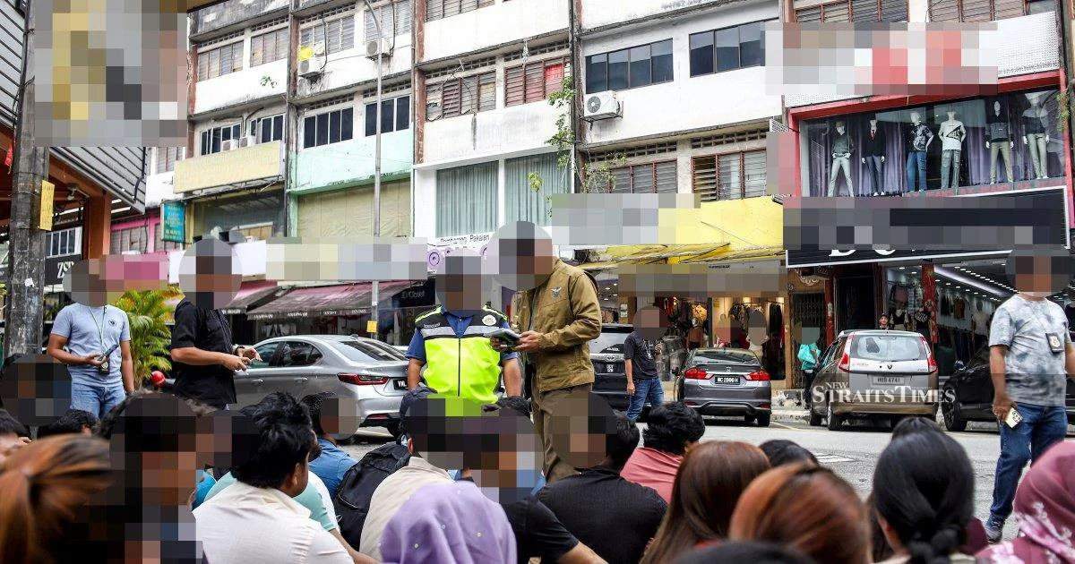 Major immigration sweep nets 111 undocumented migrants at Jalan Kenanga retail hub