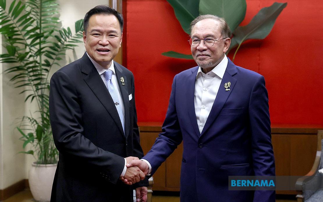 Thai PM Anutin Visits Malaysia to Mark Opening of New Sadao Border Checkpoint