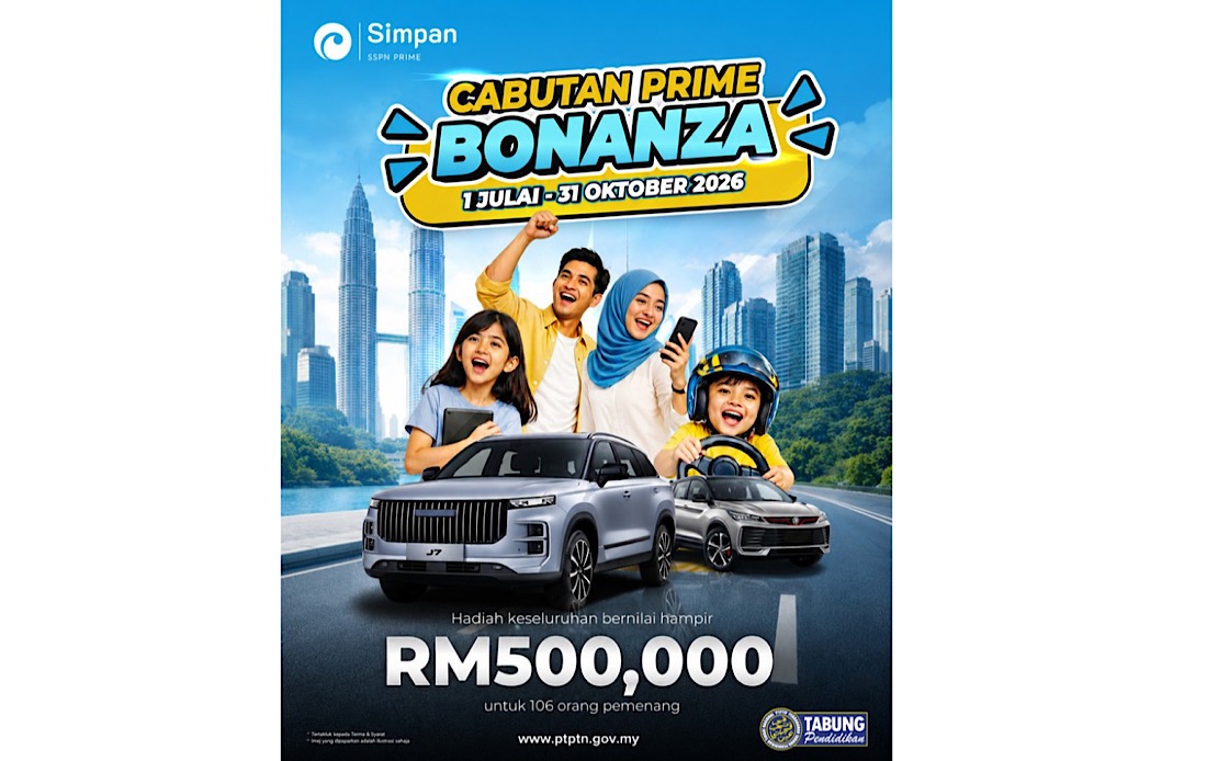 PTPTN Launches Prime Bonanza Campaign With Nearly RM500,000 In Prizes