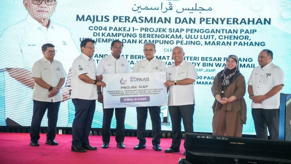 RM11.19 Million Pipeline Overhaul Ends Two Decades of Water Crisis in Maran