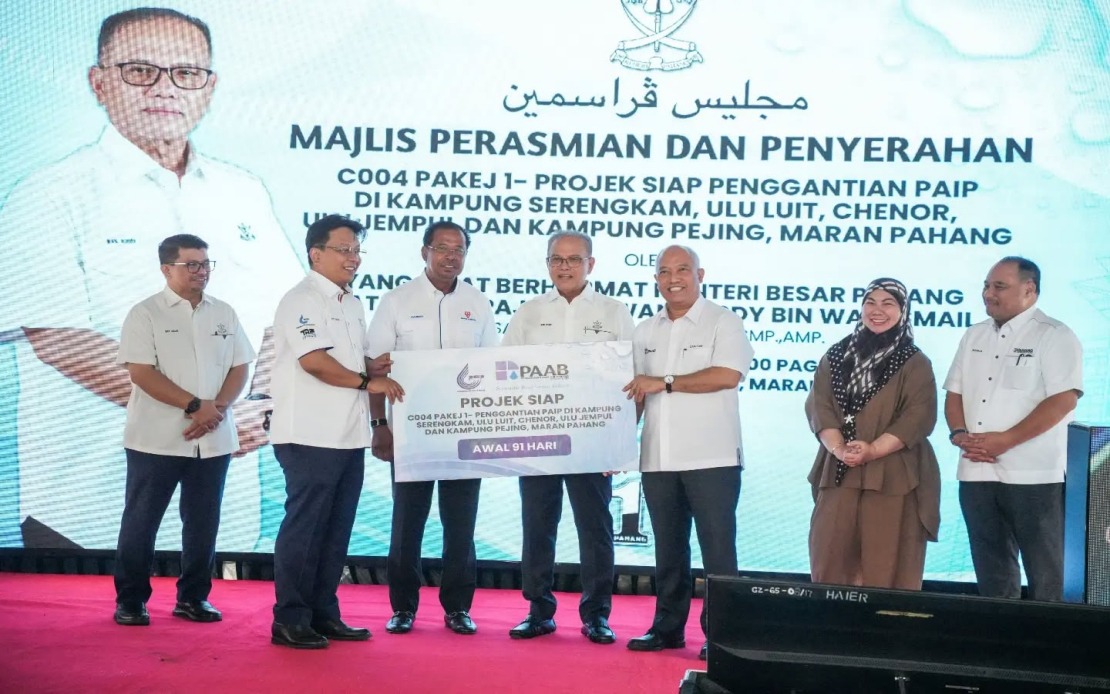 RM11.19 Million Pipeline Overhaul Ends Two Decades of Water Crisis in Maran