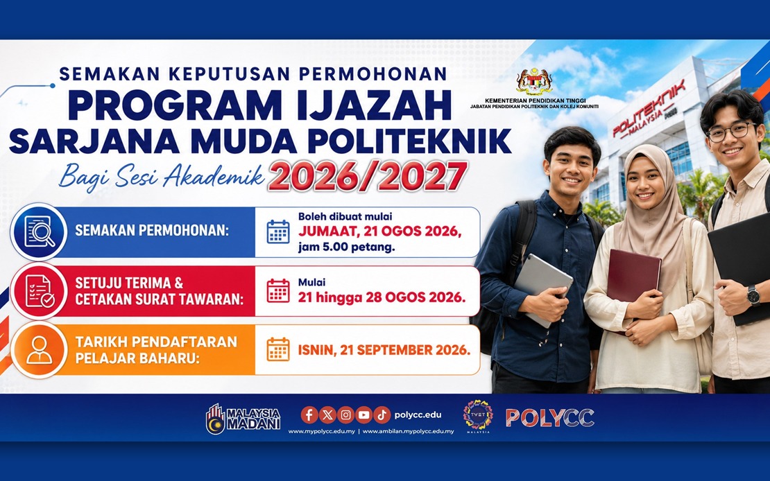 Polytechnic Bachelor's Degree Offers Released; Acceptance Deadline Set for Aug 28