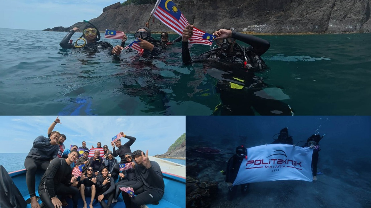 Politeknik Jeli Makes a Splash with Underwater National Day Tribute