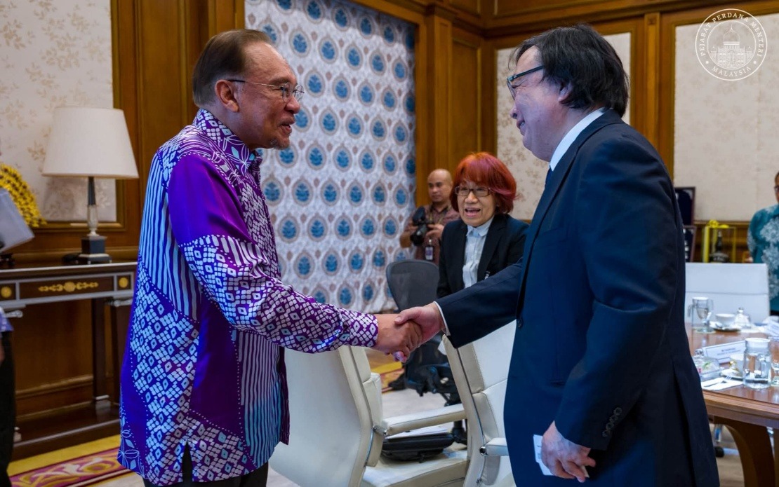 PM Anwar Meets Genron NPO President to Deepen Malaysia-Japan Strategic Ties