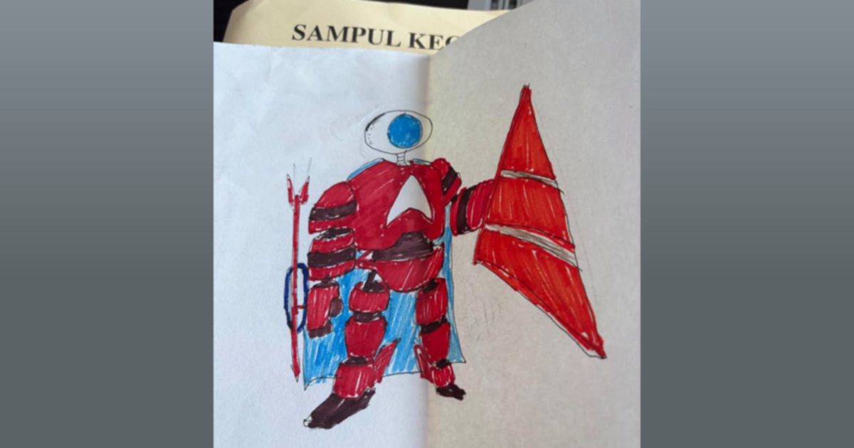 Anwar Treasures Drawing from Special Needs Child at Negri Sembilan Temu Anwar