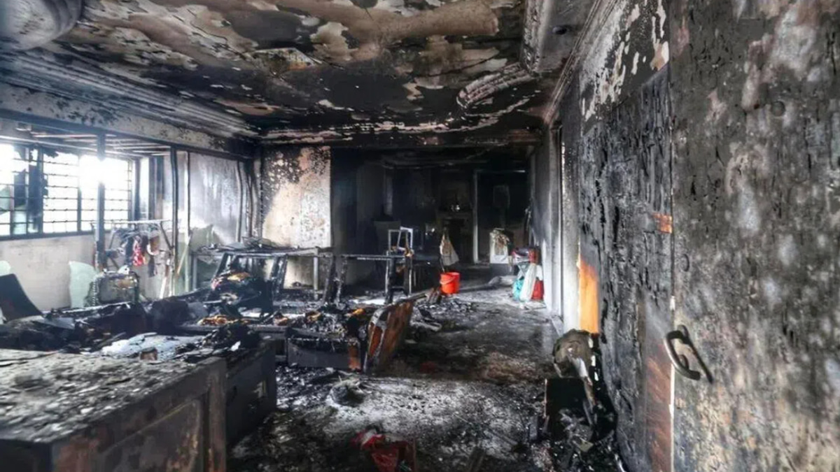 Two rescued from high-rise fire in Singapore HDB as electrical fault suspected