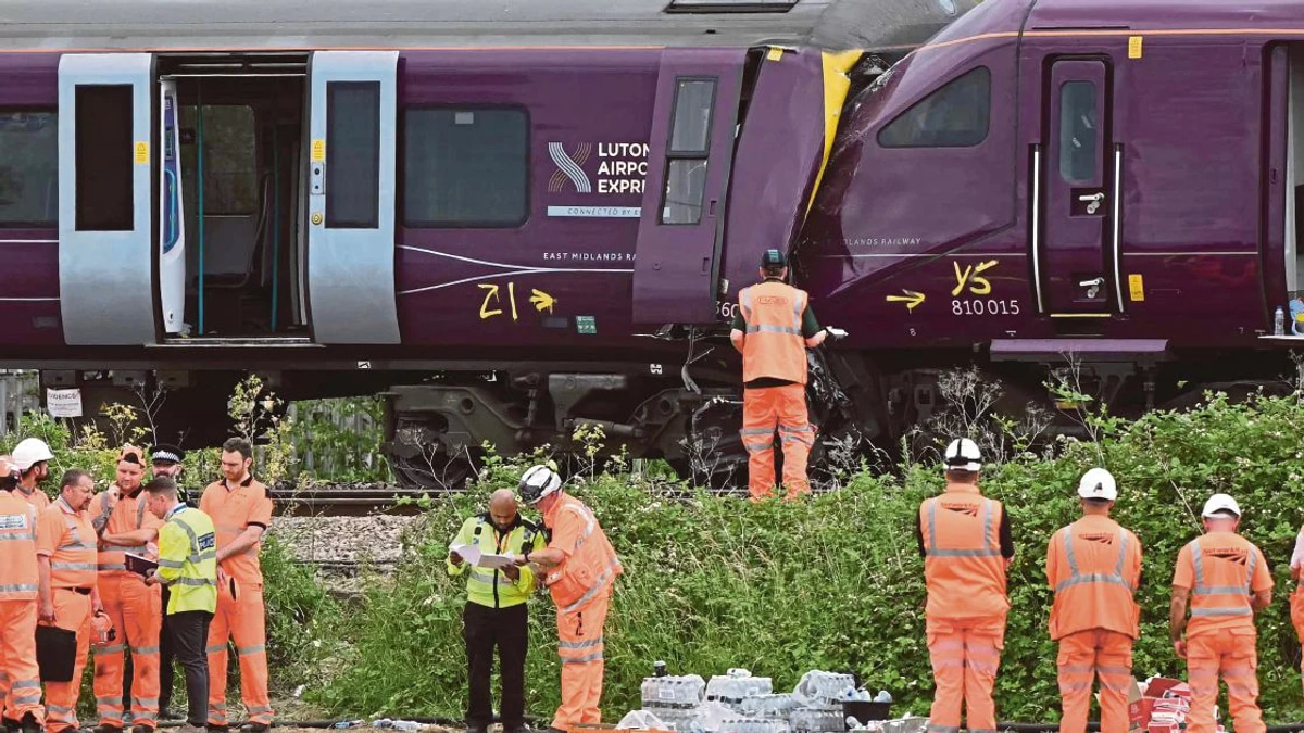Train Driver Dies in Major Collision North of London; 28 Hospitalised