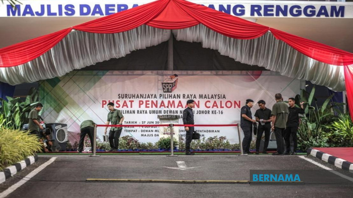 Johor State Election Nomination Process Begins With 56 Centres Opening Statewide