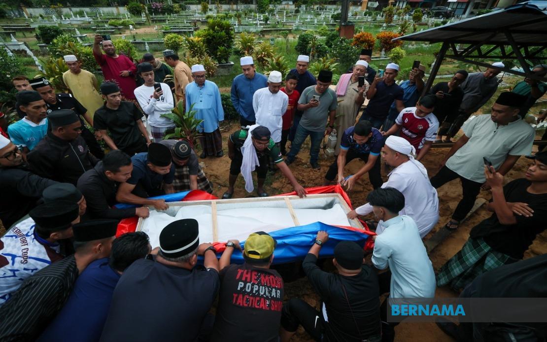 Police Corporal Mohamad Nur Hafiz Laid To Rest Following Electrocution at Sabah Station