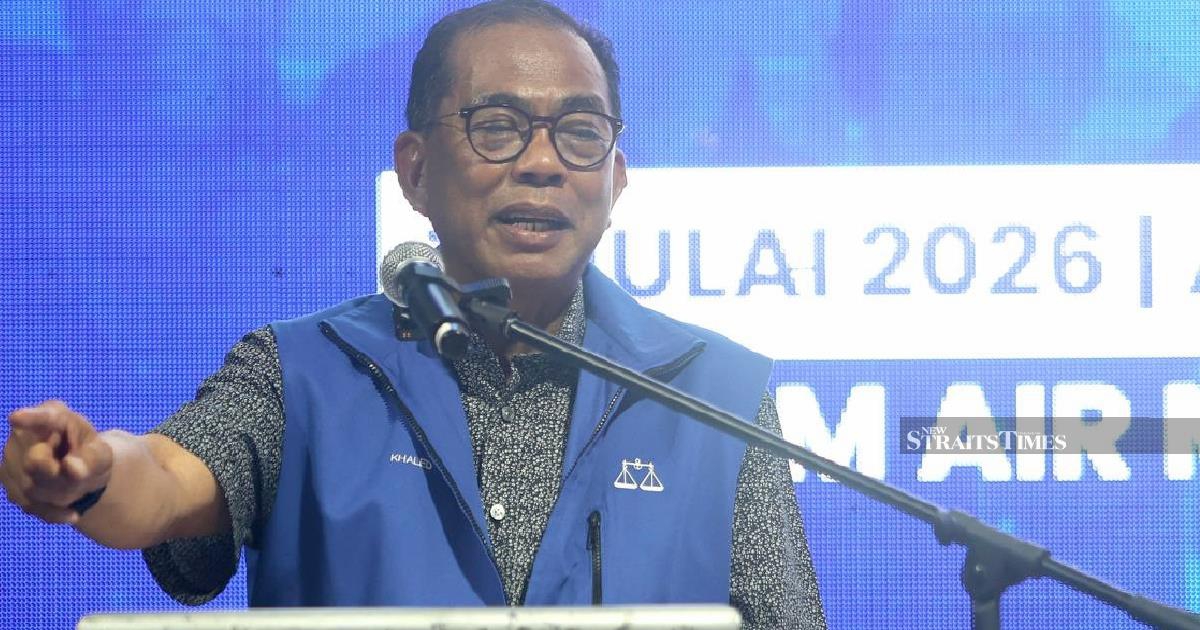 Khaled Urges Negri Sembilan Voters to Reject Bersatu in State Poll