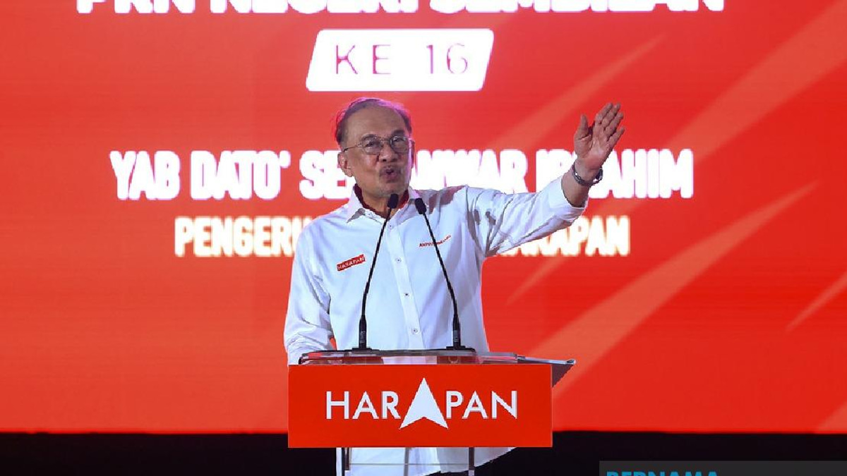 Anwar Urges Negeri Sembilan Voters to Back PH for Development Continuity