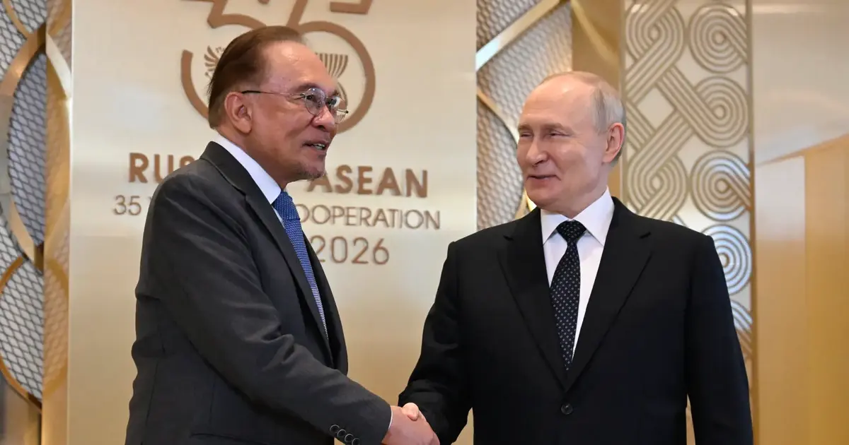 Putin Pledges Two Decades of Energy Supply to Malaysia Amid Regional Trade Expansion