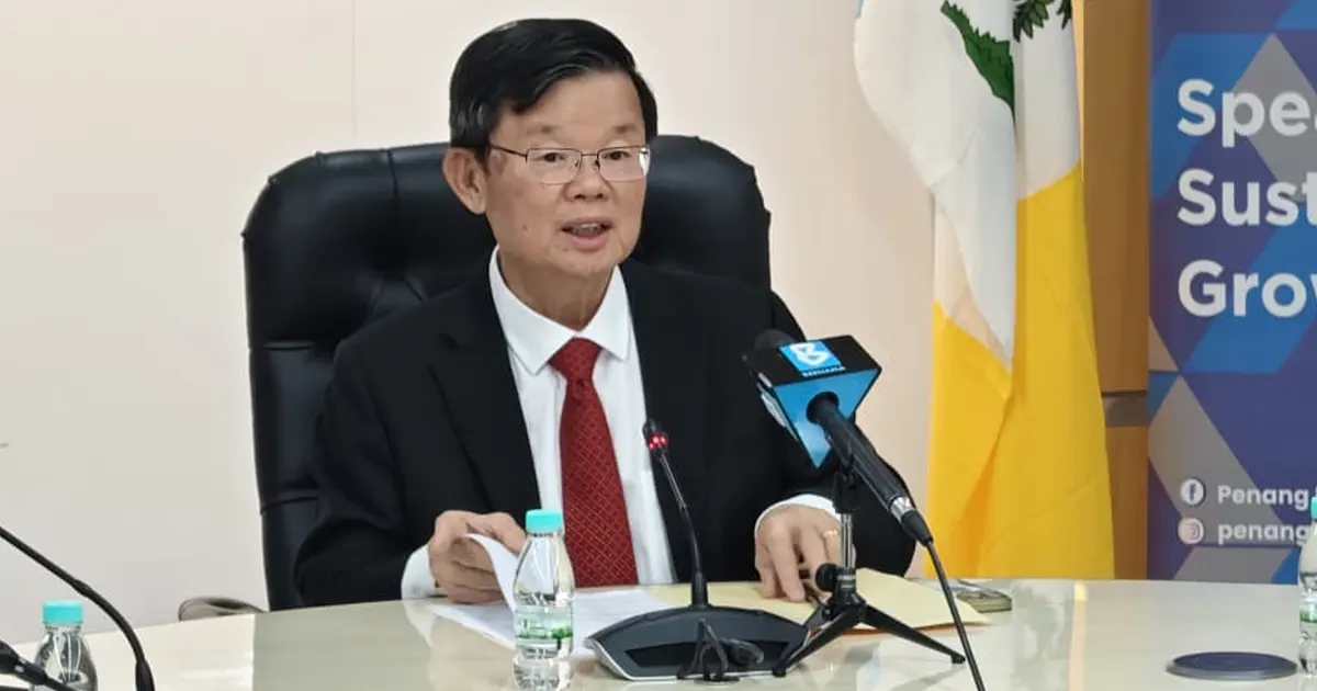 Penang Chief Minister Chow Rejects Sanusi's Lease Review Demand