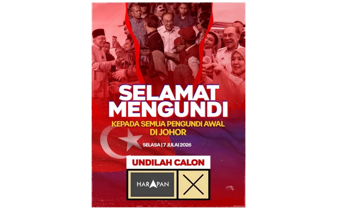 Anwar Urges Johor Voters to Back Harapan in State Election Push