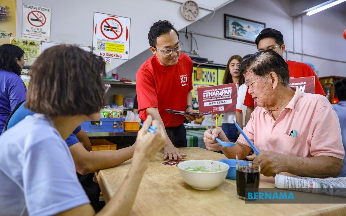 Wong Bor Yang Pitches Experience and Flood Management Record in Senai Bid