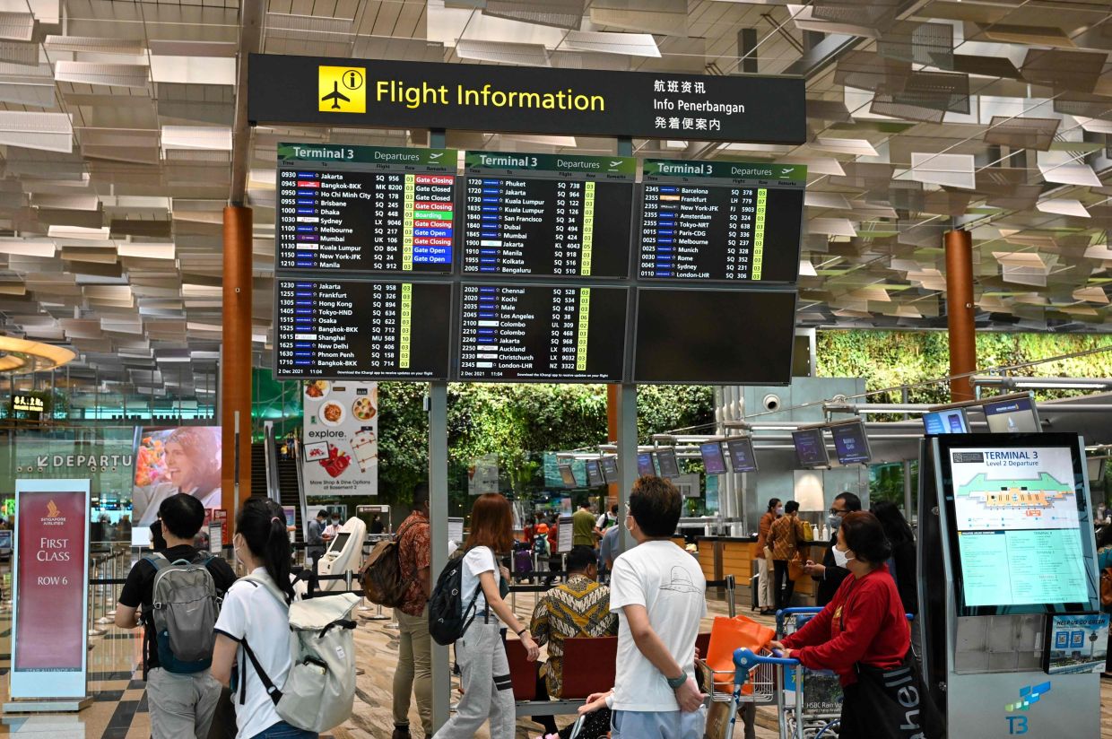 Hong Kong mother and son jailed in Singapore for Changi Airport assault