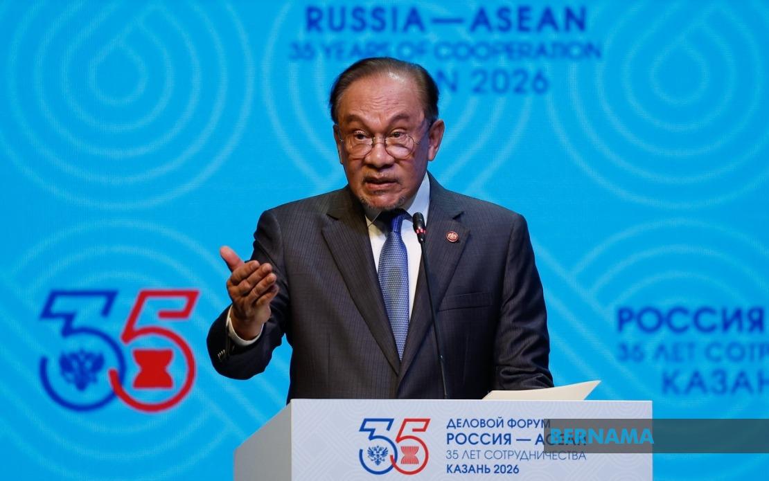 Anwar Ibrahim Charts Broad Vision for ASEAN-Russia Partnership at Kazan Forum